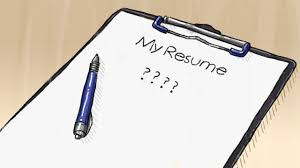 Guidelines for writing a good resume